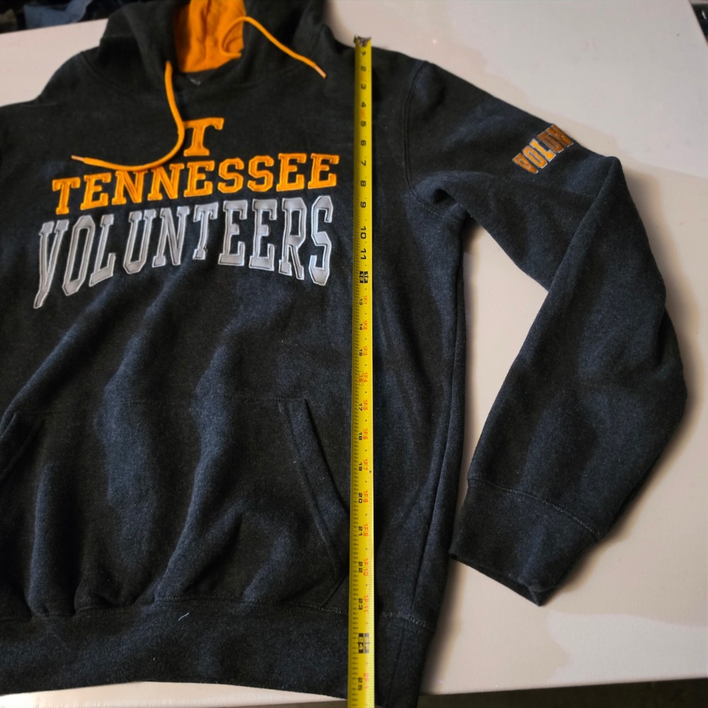 Colosseum Tennessee Volunteers Hoodie Mens Medium Charcoal Gray NCAA Sweatshirt - Picture 5 of 6